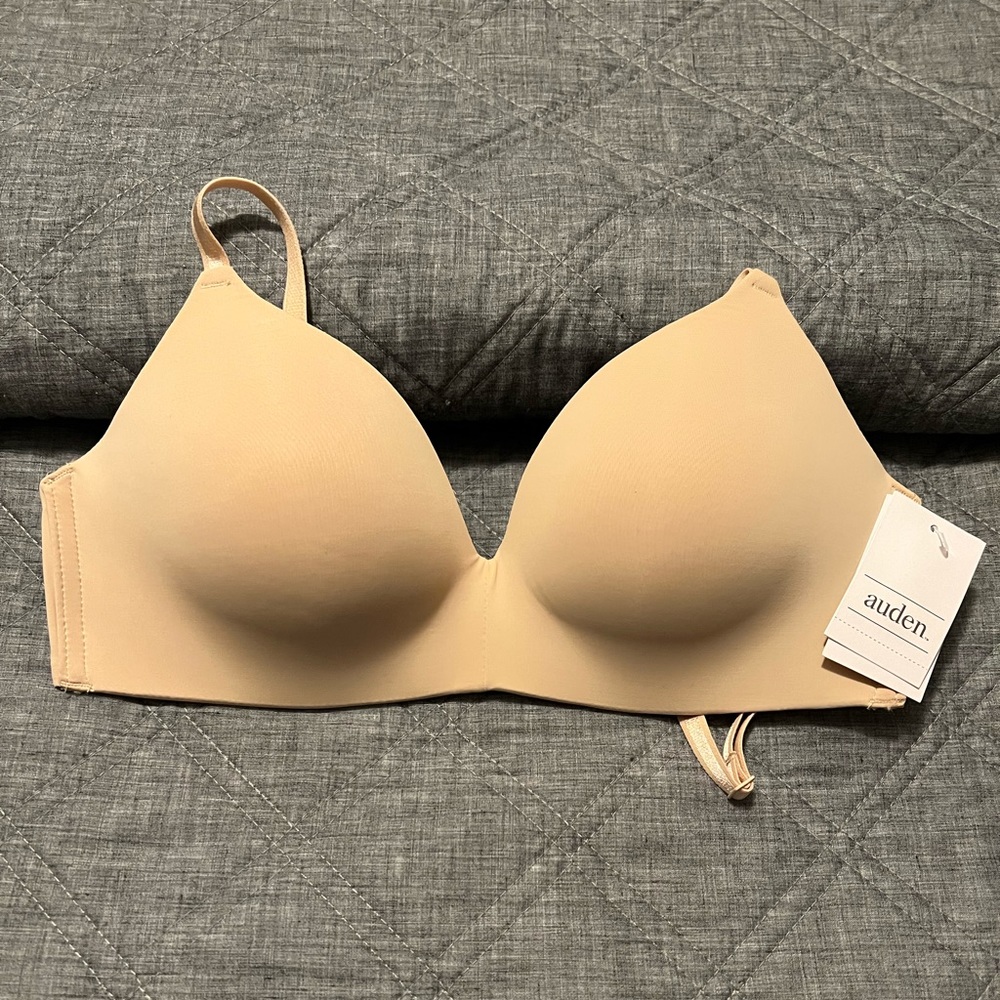 Auden The Bliss Wireless Bra, 34B, Nude. NWT.